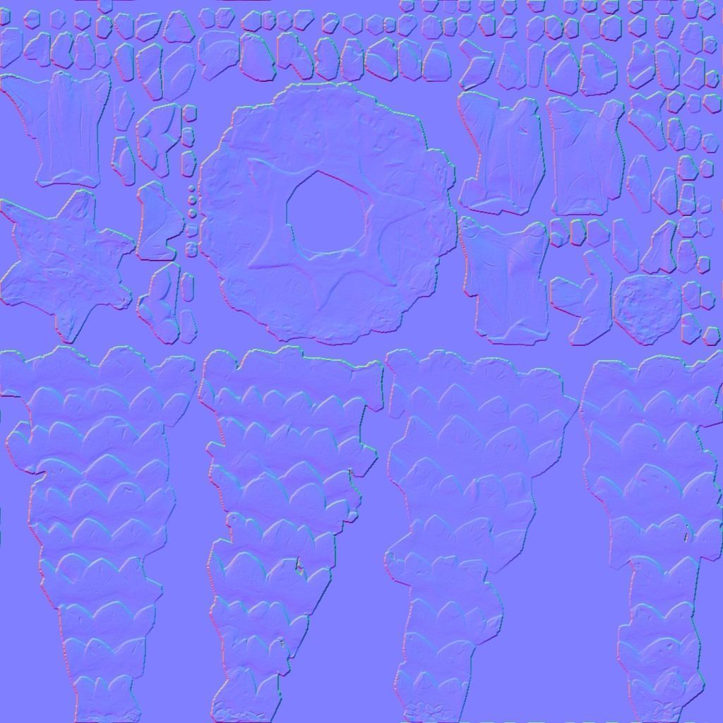 Cartoon Fir Tree Low-poly 3D model_5