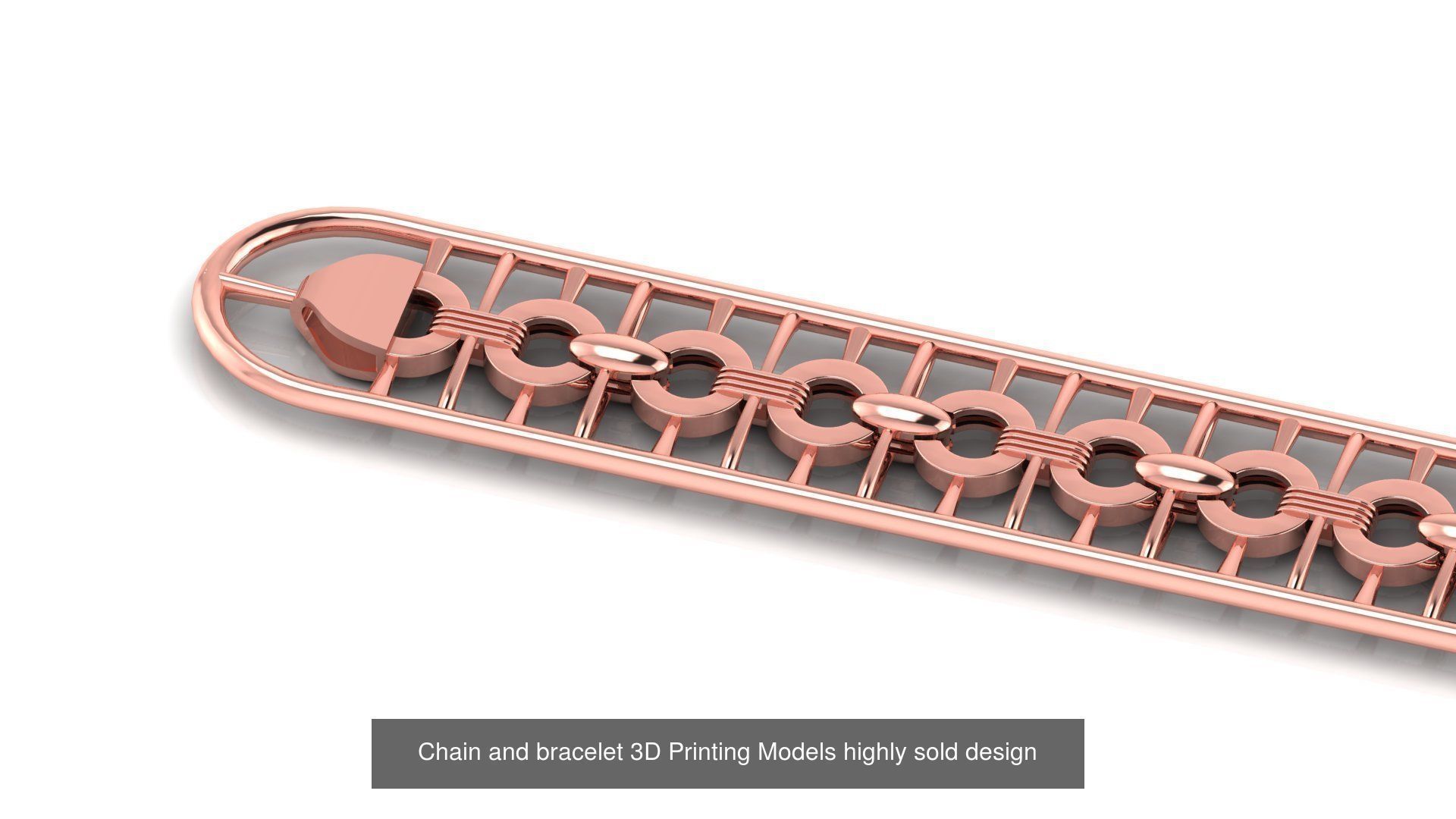 5 SET OF 3D PRINTABLE CHAIN OR BRACELET DIRECT CASTING 3D Model Collection_5