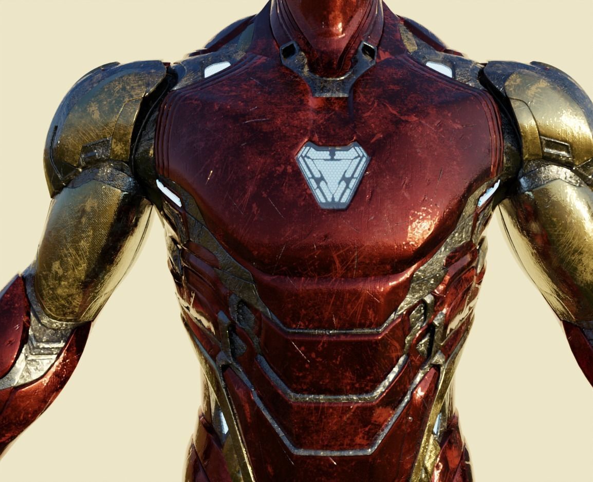 IronMan Model with Nanotech system - Nano Tech Suit Up Free low-poly 3D model_4