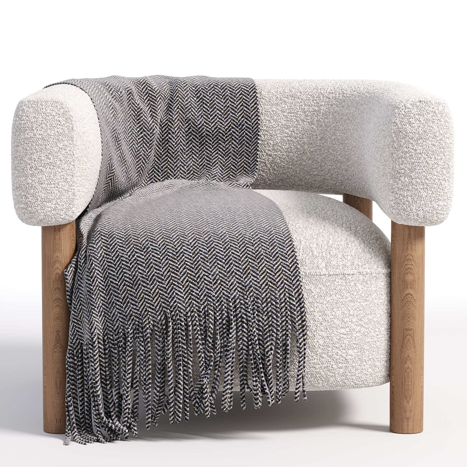 N s03 lounge chair 3D model_1