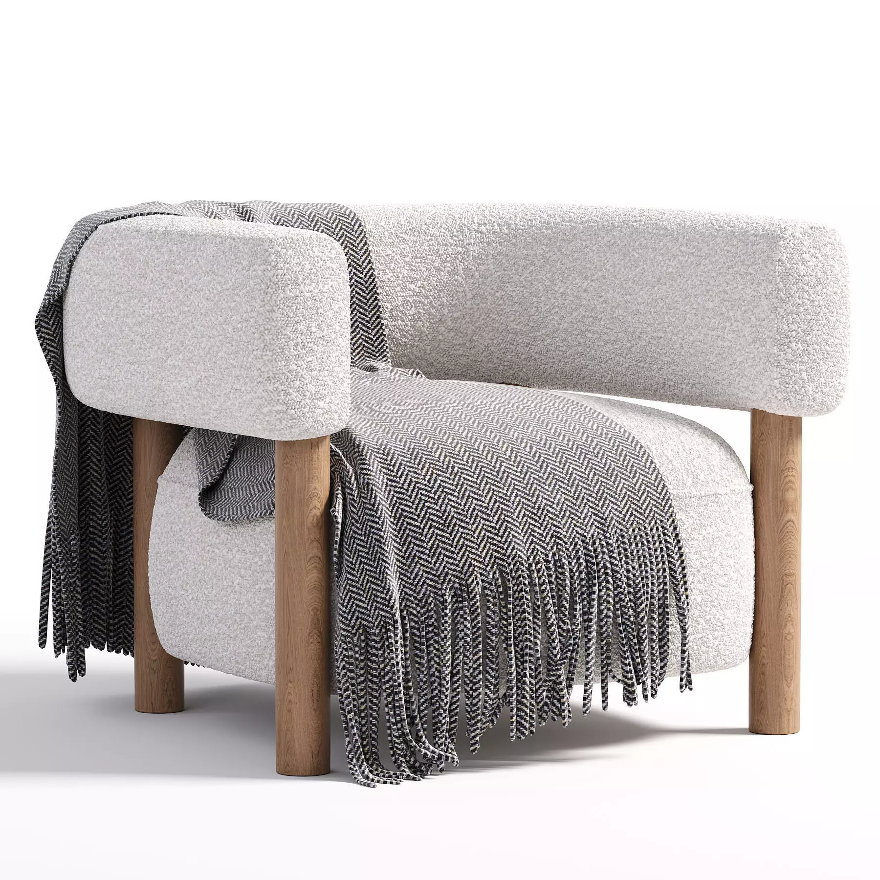 N s03 lounge chair 3D model_0