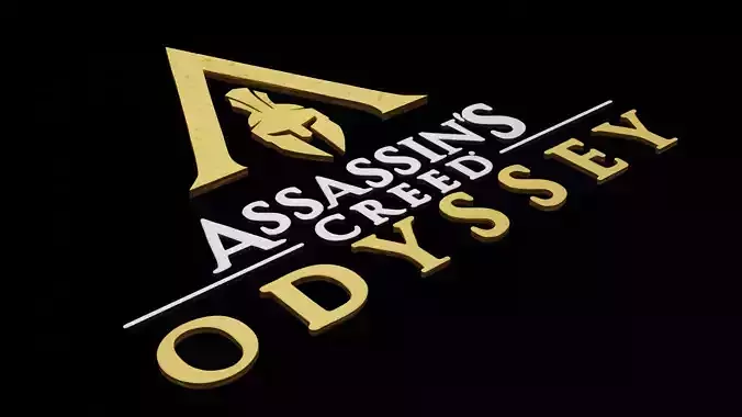 Assassins Creed Odyssey Logo 3D model for 3D print 3D print model
