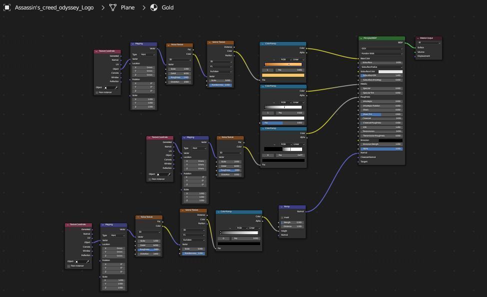 Assassins Creed Odyssey Logo 3D model for 3D print 3D print model_3
