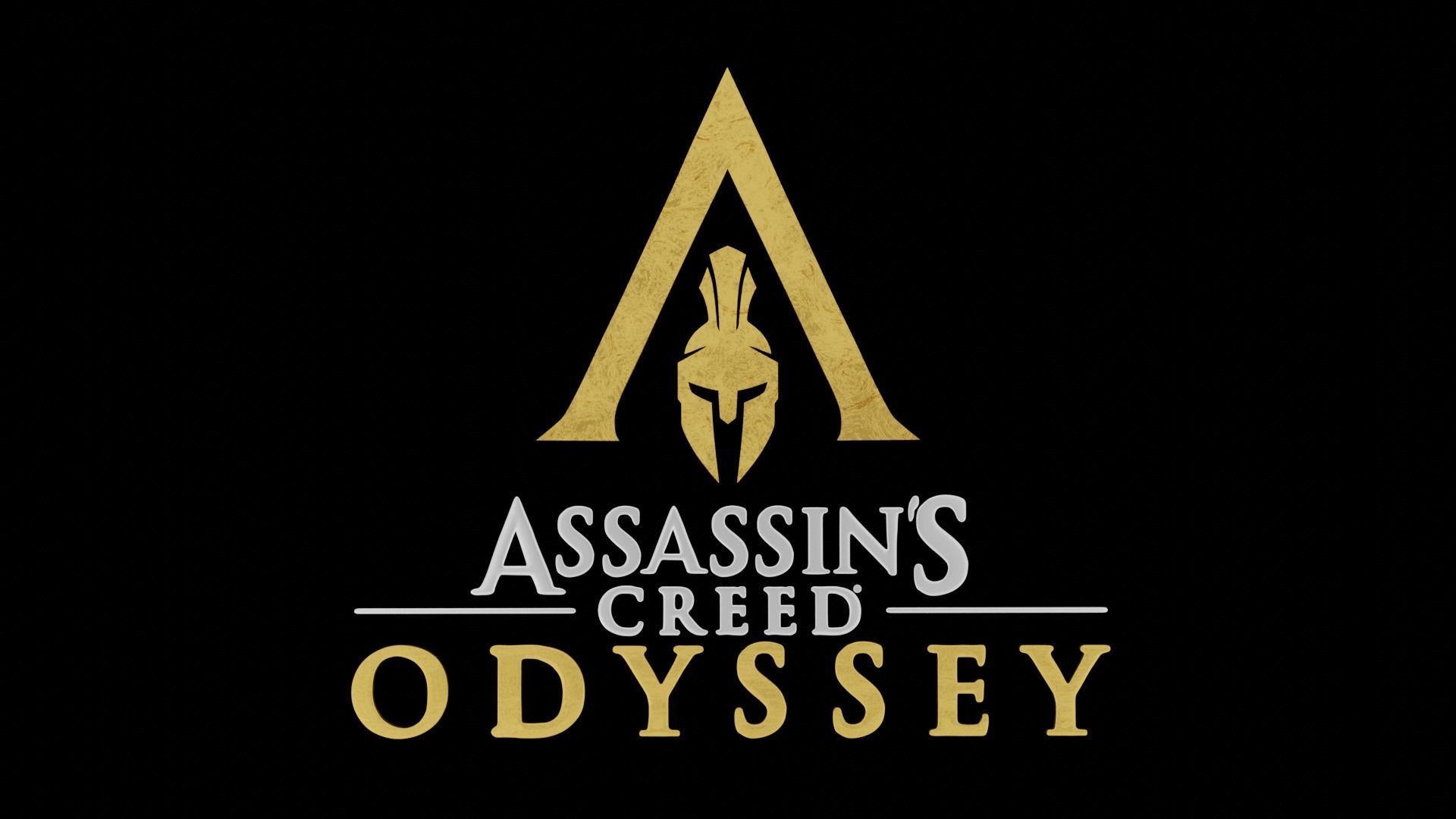 Assassins Creed Odyssey Logo 3D model for 3D print 3D print model_1