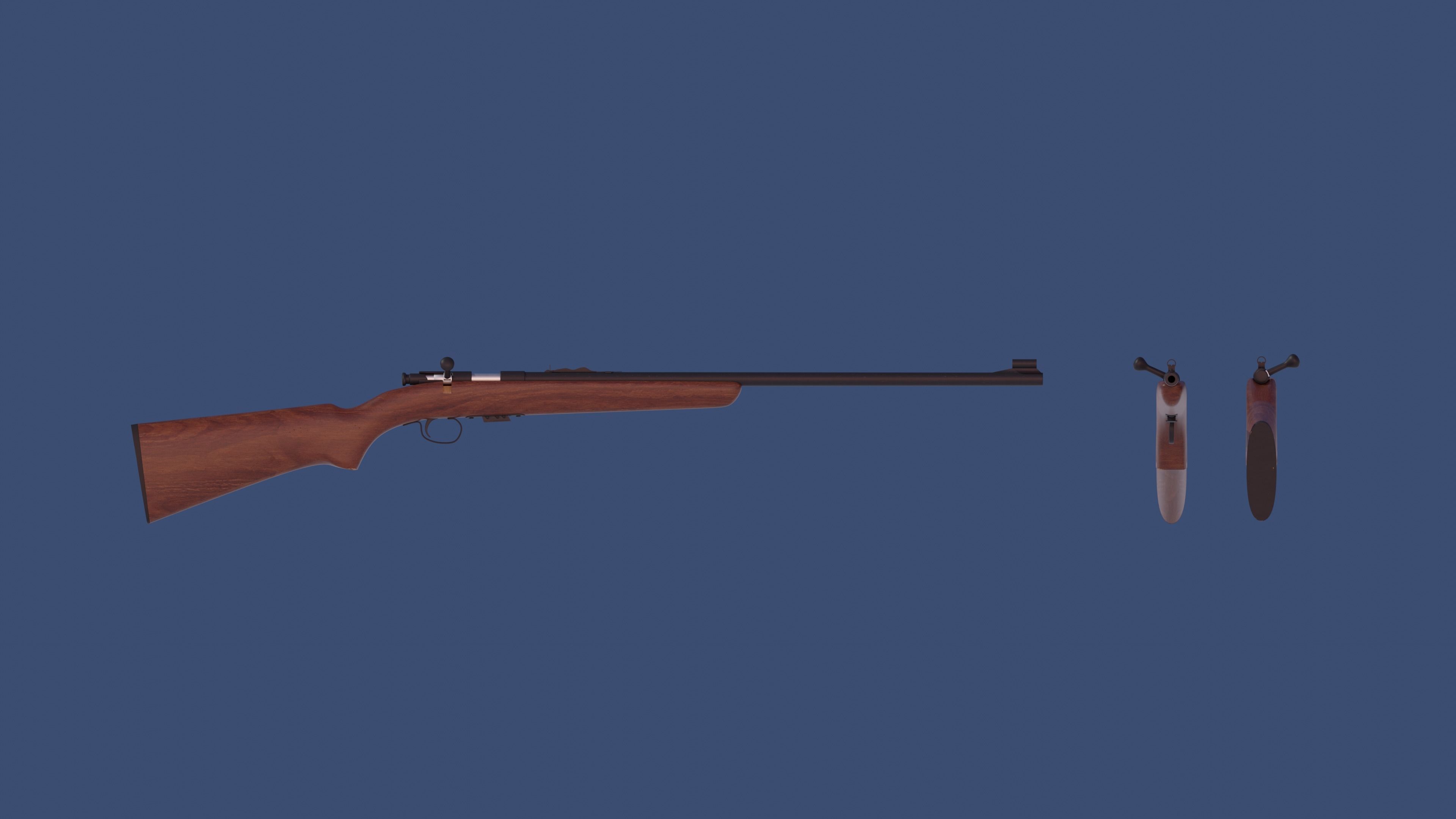 Winchester M69A 3D model_3