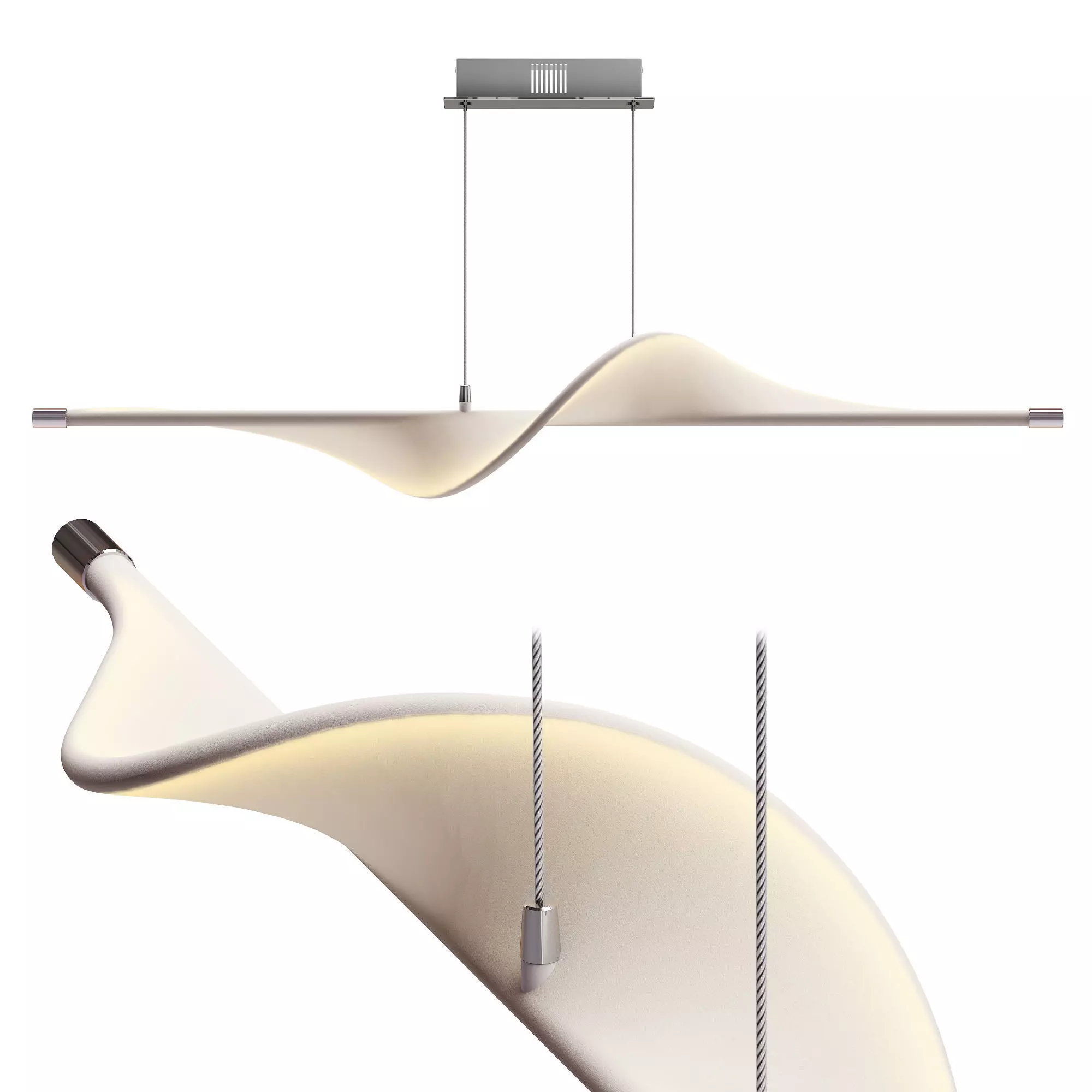 Lucande Edano Led Pendant Light 3D model