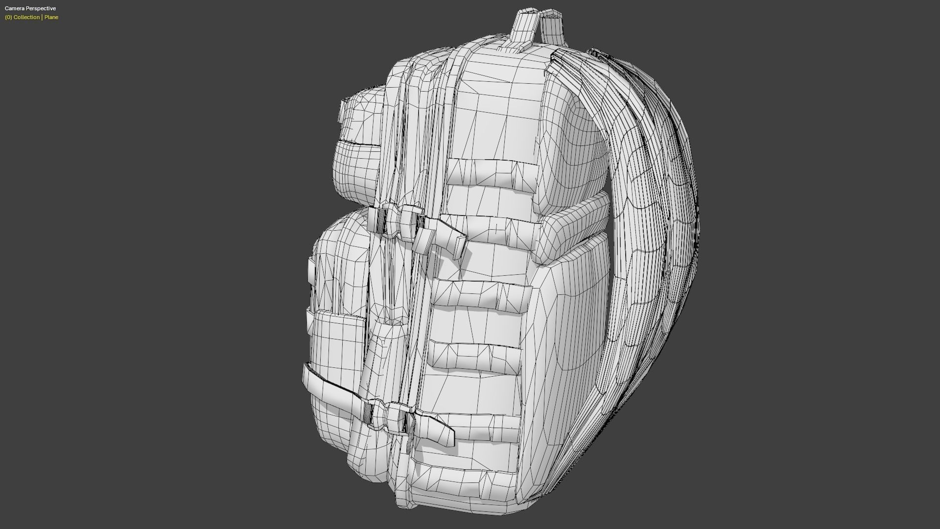 3D military bag model 3D model_10