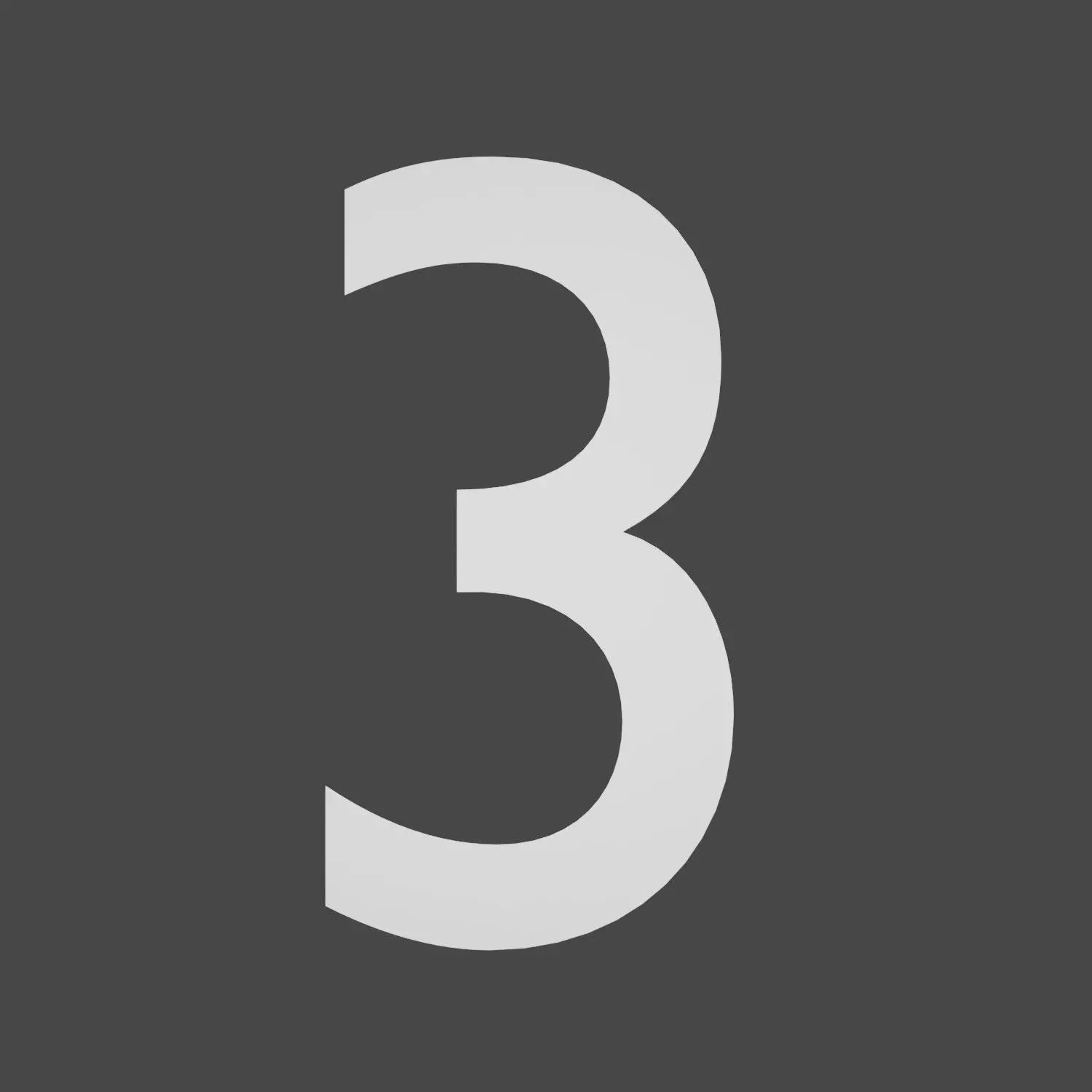 The Thrill of Three Free 3D model