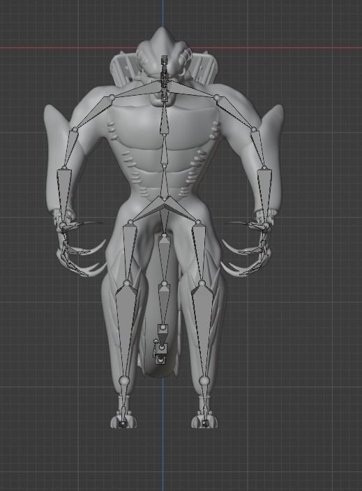 Cyber Creature 3D model_7