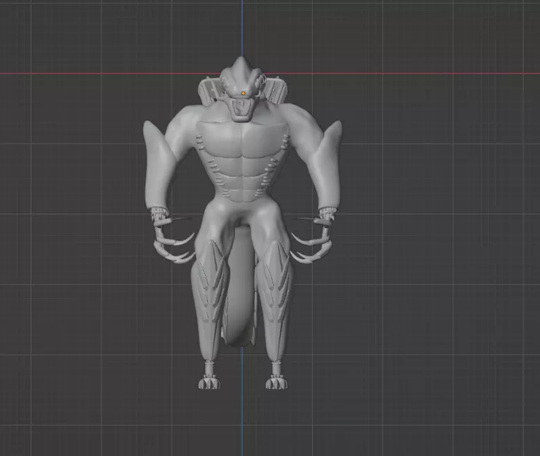 Cyber Creature 3D model_0