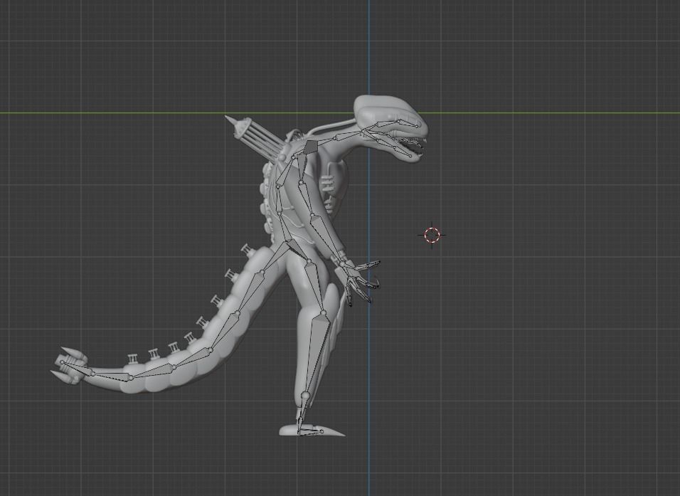 Cyber Creature 3D model_6