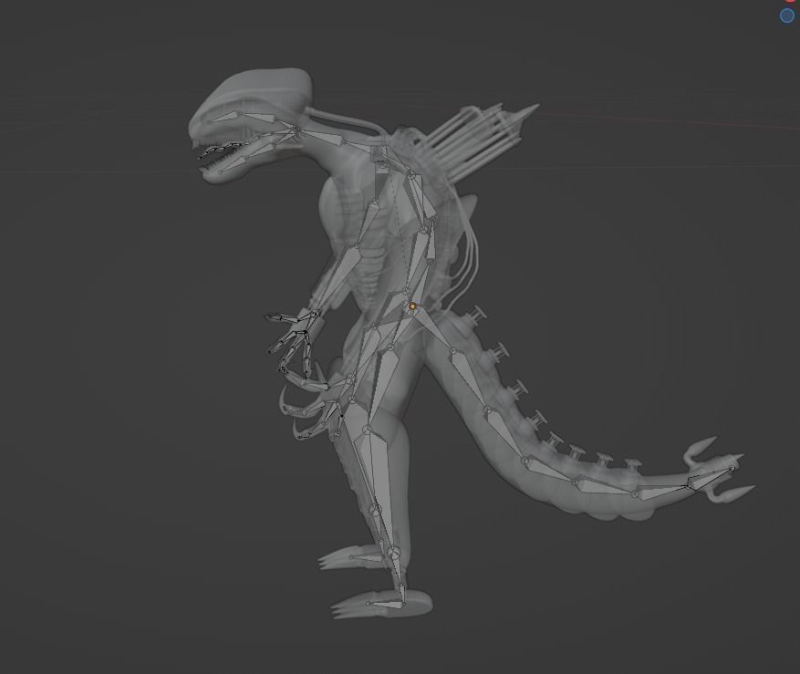 Cyber Creature 3D model_5