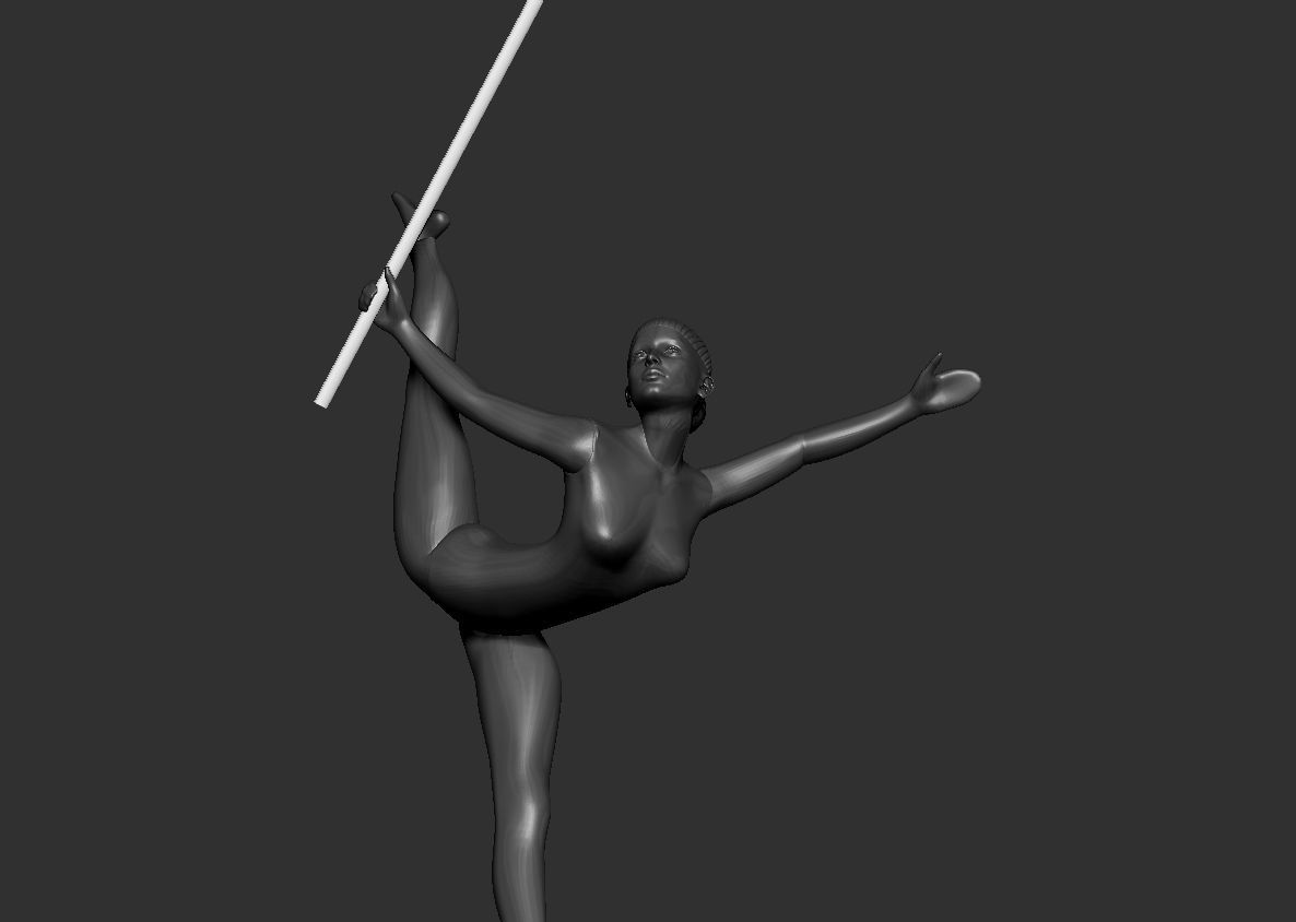  lamp home ballet girl - Modern Sculpture 3D print model_6