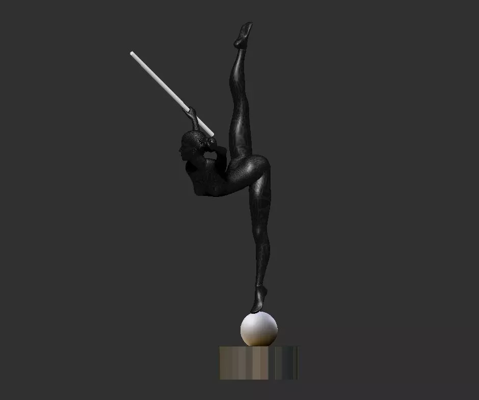  lamp home ballet girl - Modern Sculpture 3D print model_0