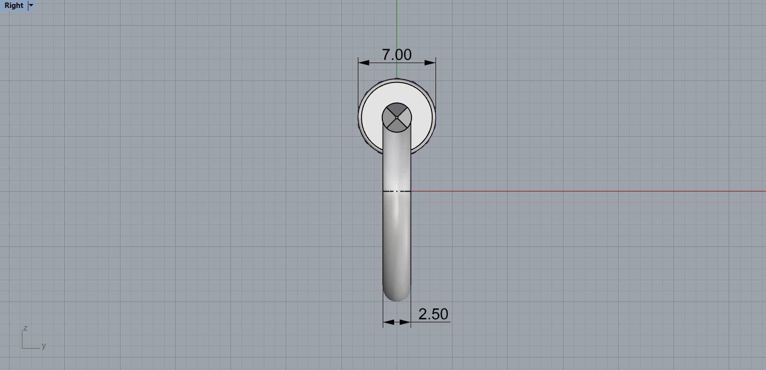 Nail Ring In The Finger with gems 17 Size N103 3D print model_8