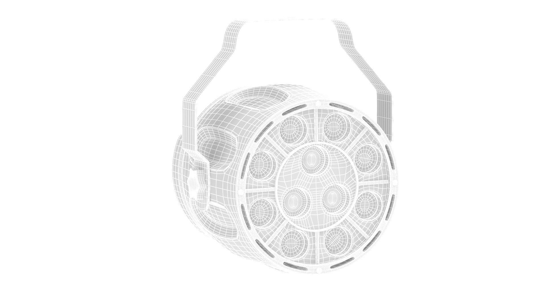 Stage Light 02 3D model_9