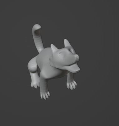 Howling Coyote 3D print model_3