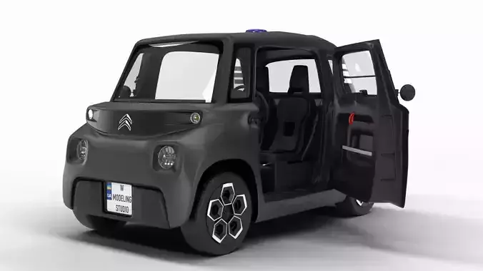 Citroen Ami 2020 Police HQ interior