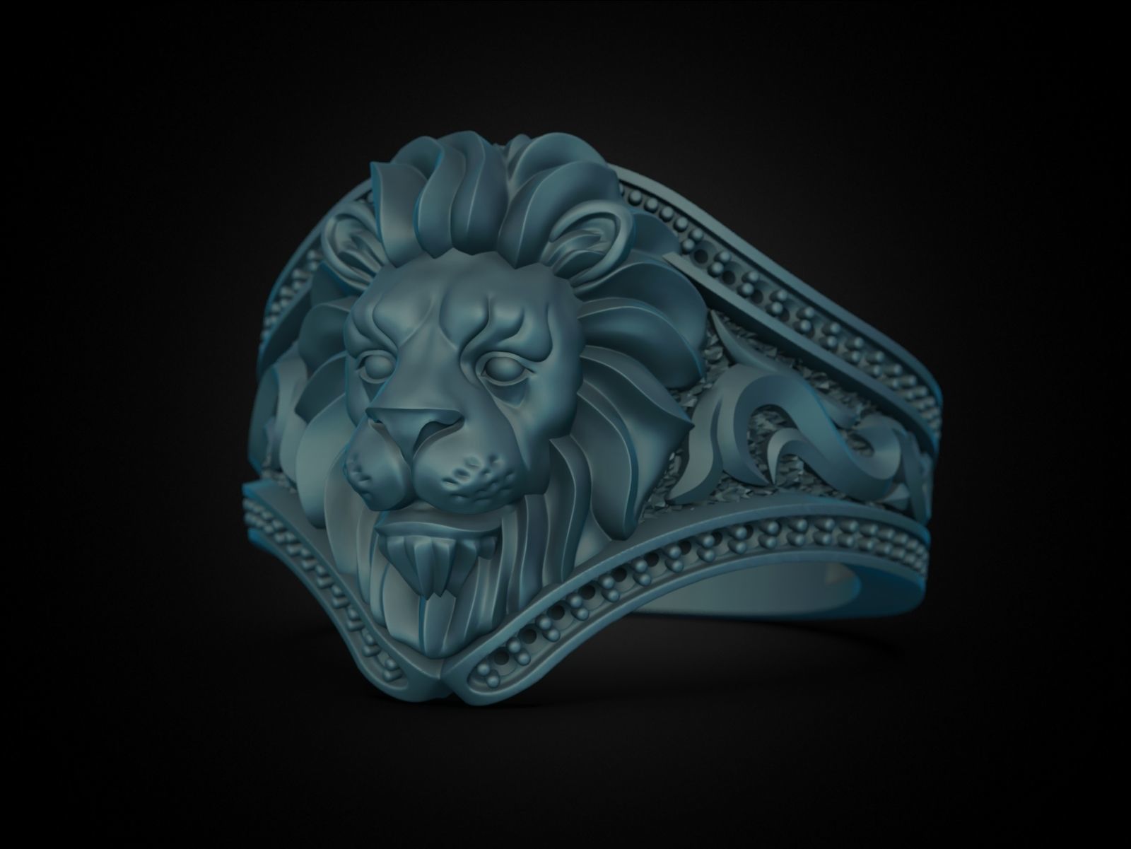 Lion Ring Nomad 3D print model_25