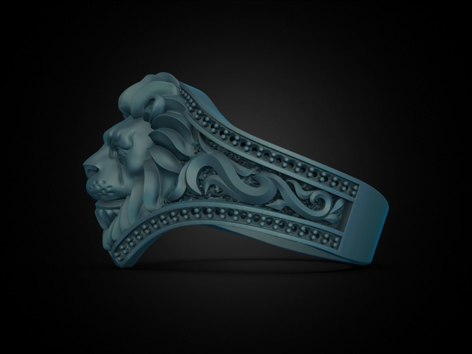 Lion Ring Nomad 3D print model_27