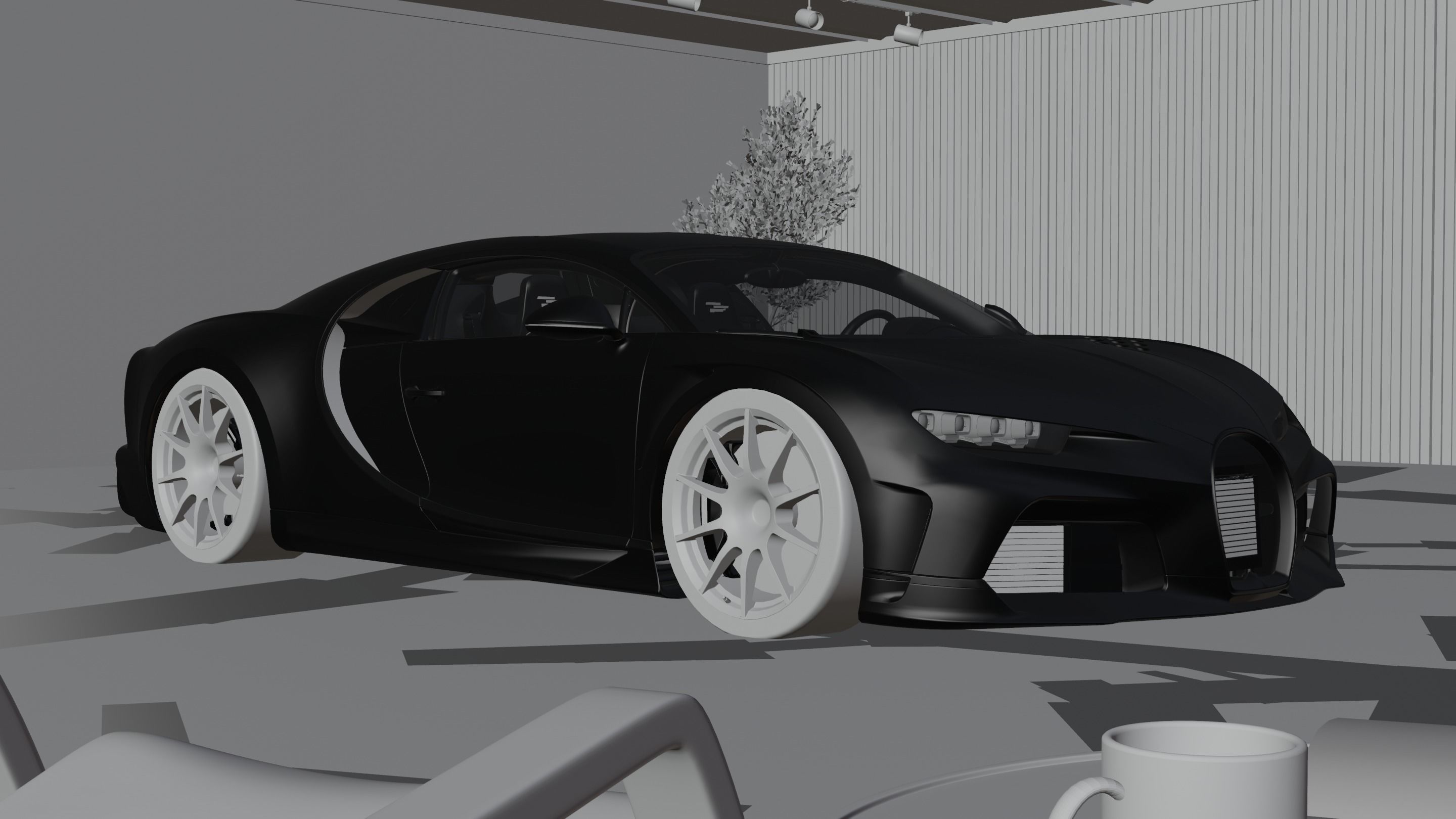 Bugatti Chiron 3D model_1