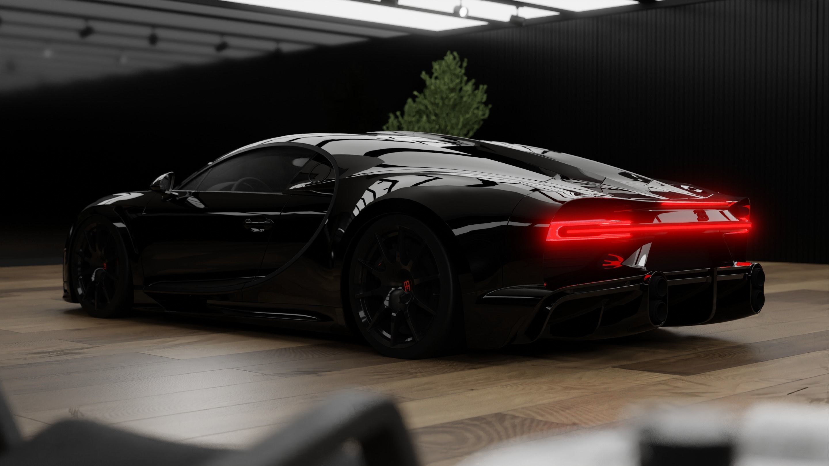Bugatti Chiron 3D model_3