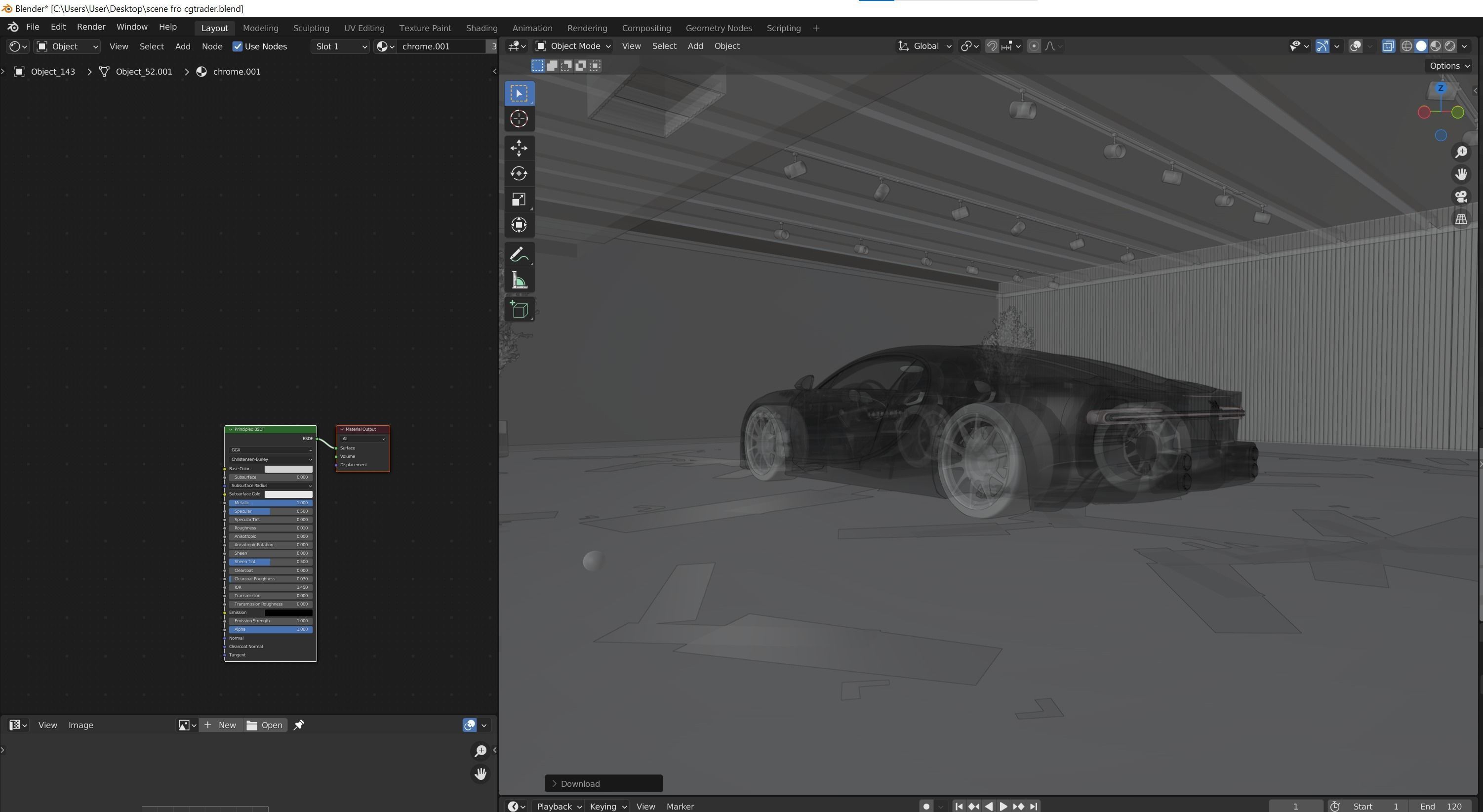 Bugatti Chiron 3D model_4