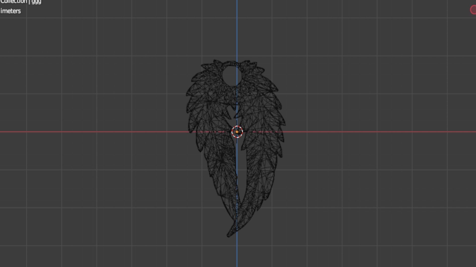  Feather Pendant  21 printable jewelry  3D print model_7
