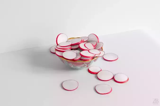 Radish 3D model