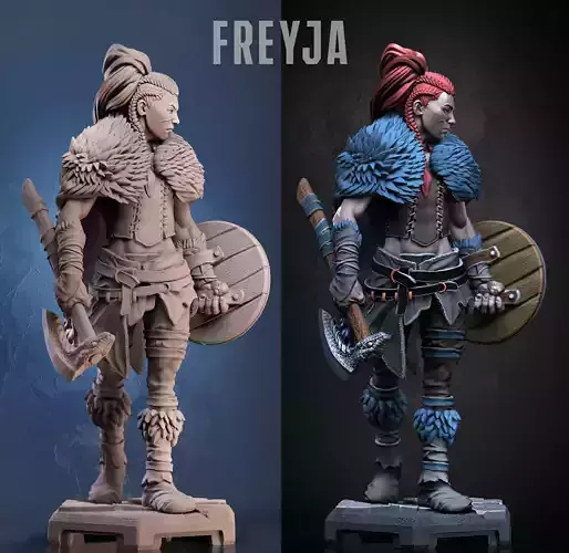 Freyja the Norsewoman - Chimera Armor Set 3D print model