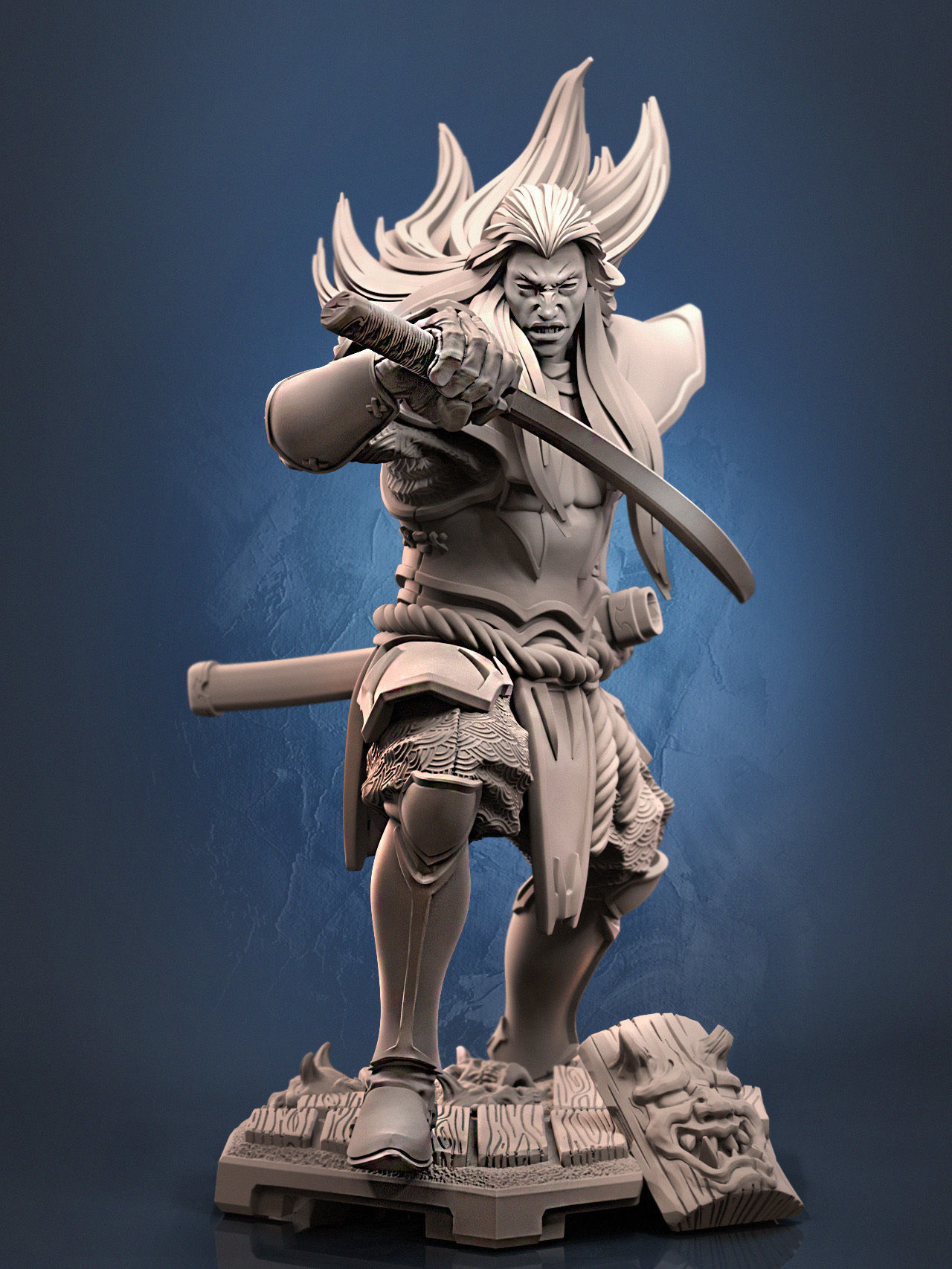 Ghost Samurai - Kagekiyo 3D print model_2