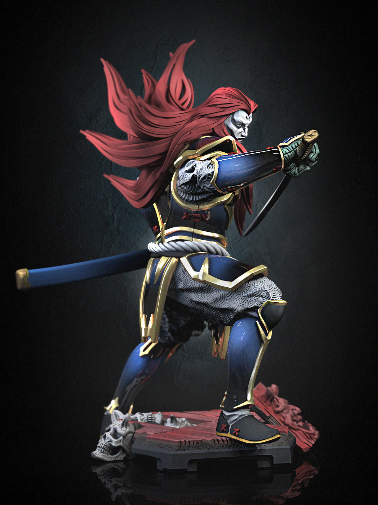 Ghost Samurai - Kagekiyo 3D print model_18