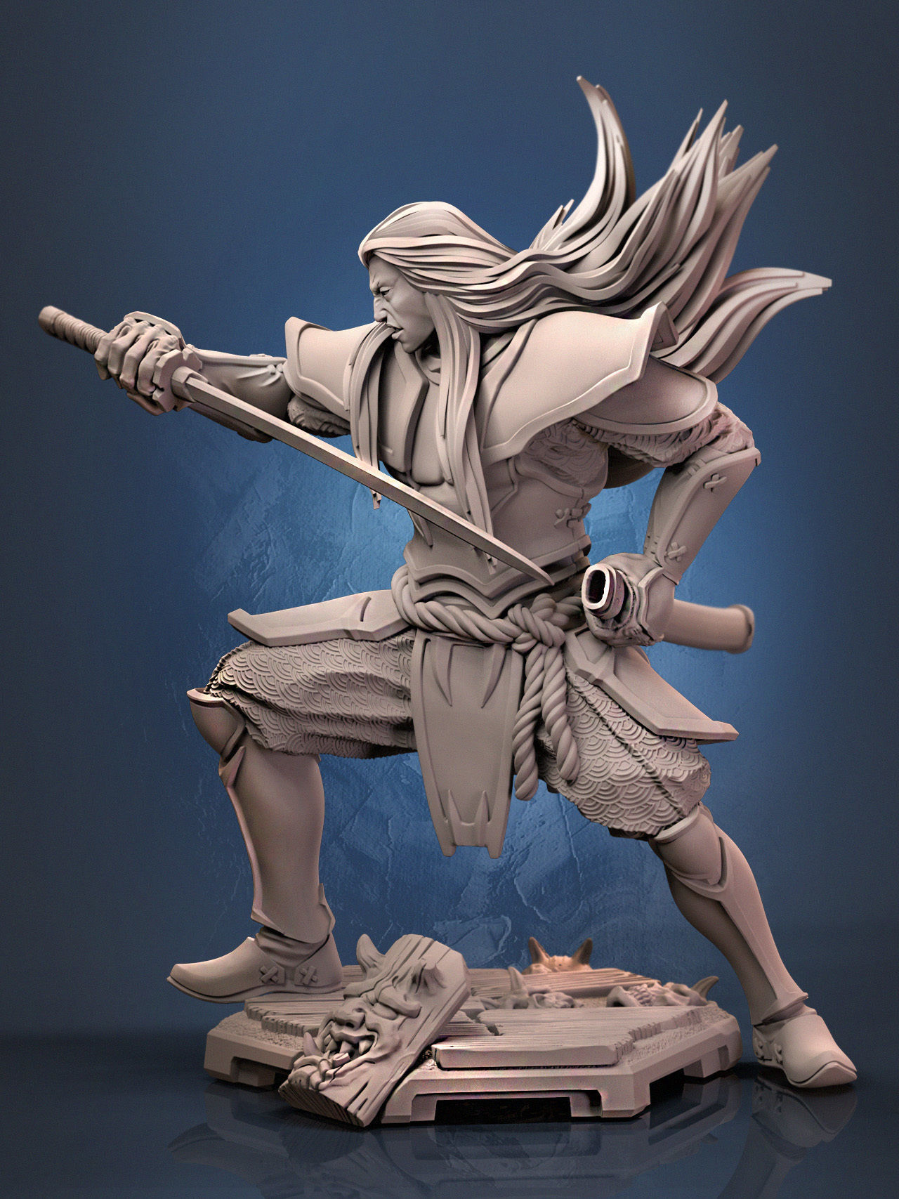 Ghost Samurai - Kagekiyo 3D print model_7