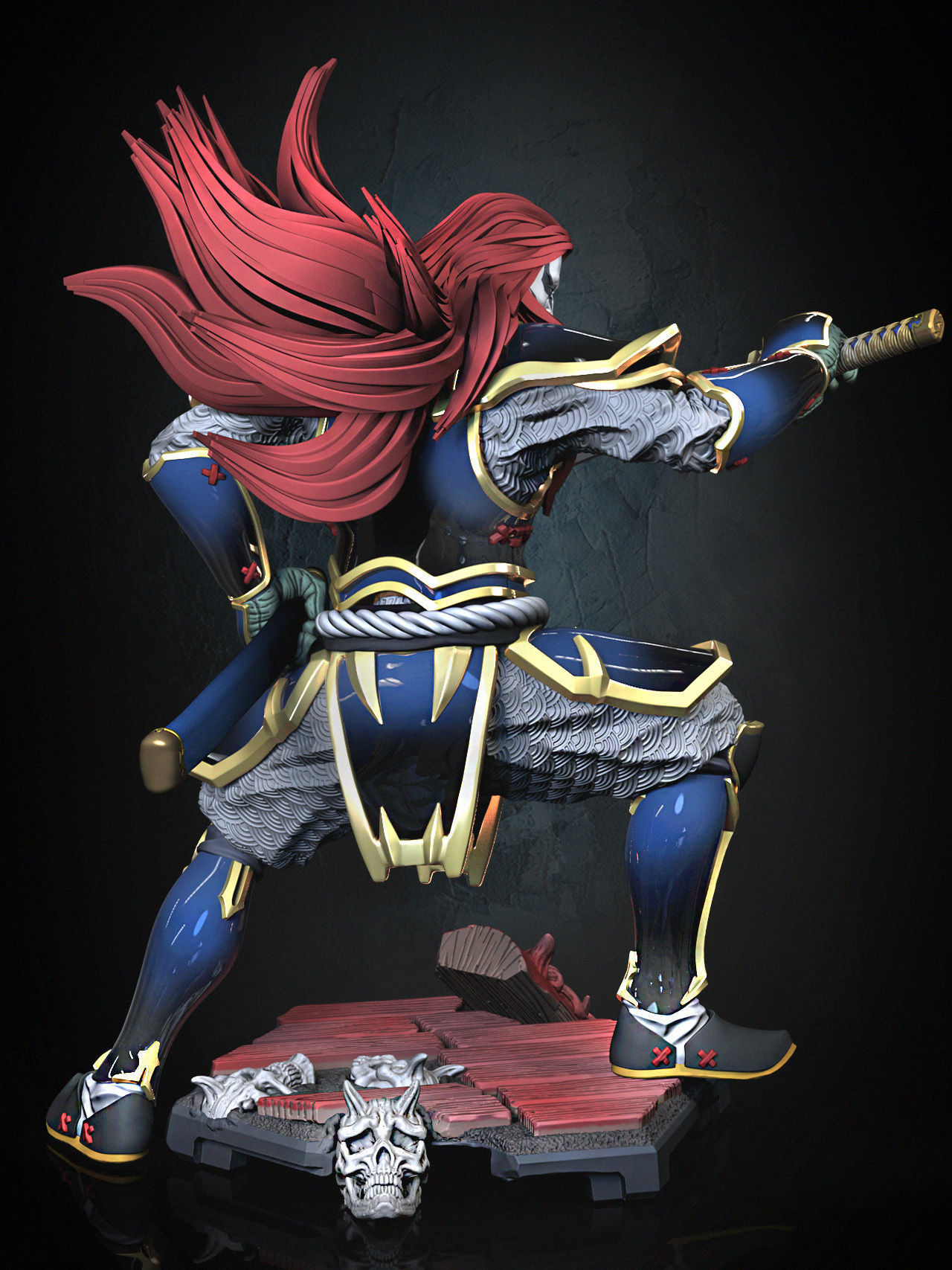 Ghost Samurai - Kagekiyo 3D print model_6