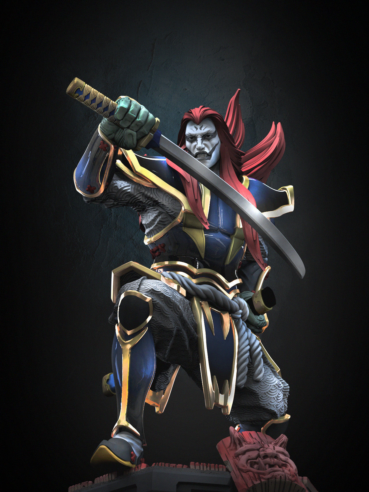 Ghost Samurai - Kagekiyo 3D print model_16