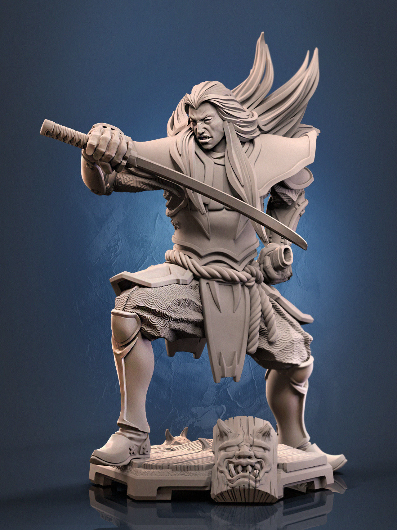 Ghost Samurai - Kagekiyo 3D print model_5