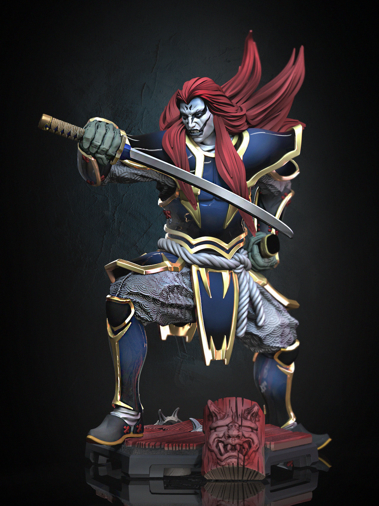 Ghost Samurai - Kagekiyo 3D print model_10