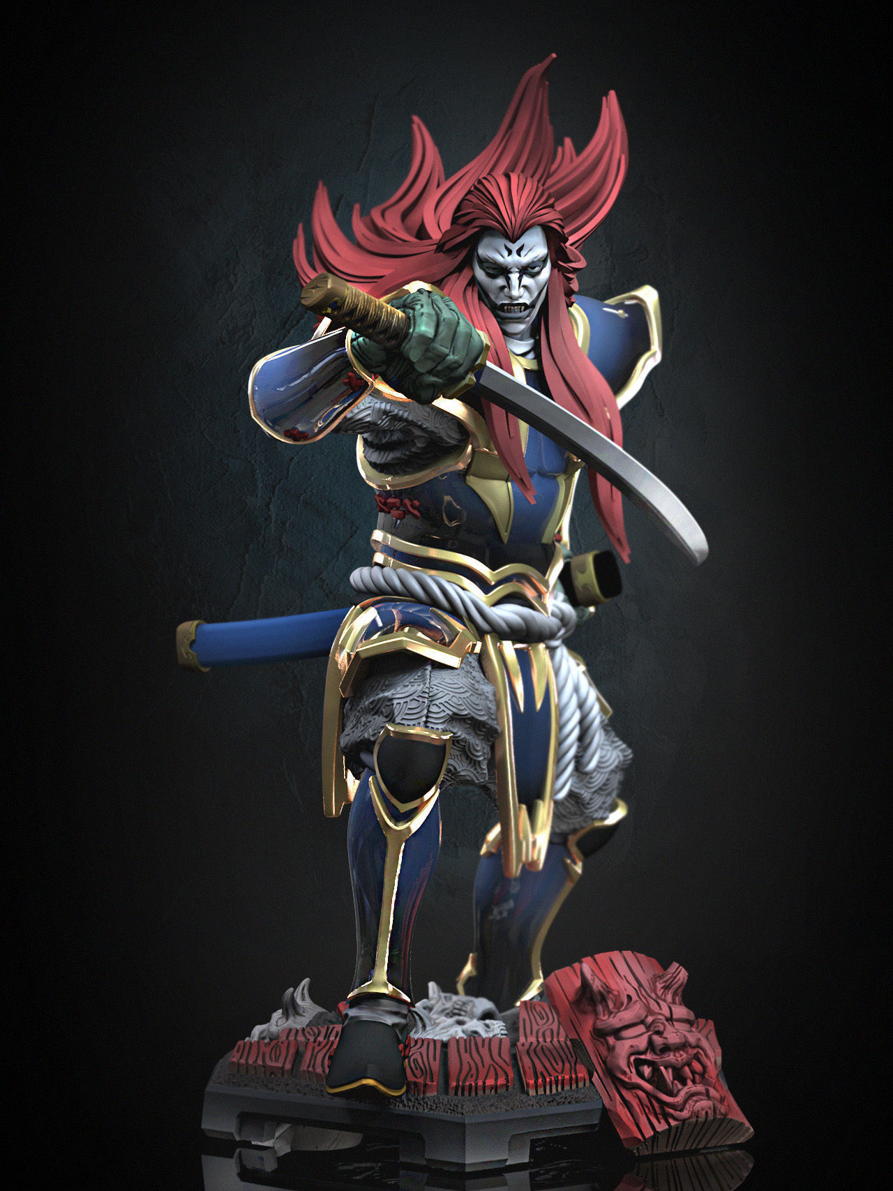 Ghost Samurai - Kagekiyo 3D print model_8