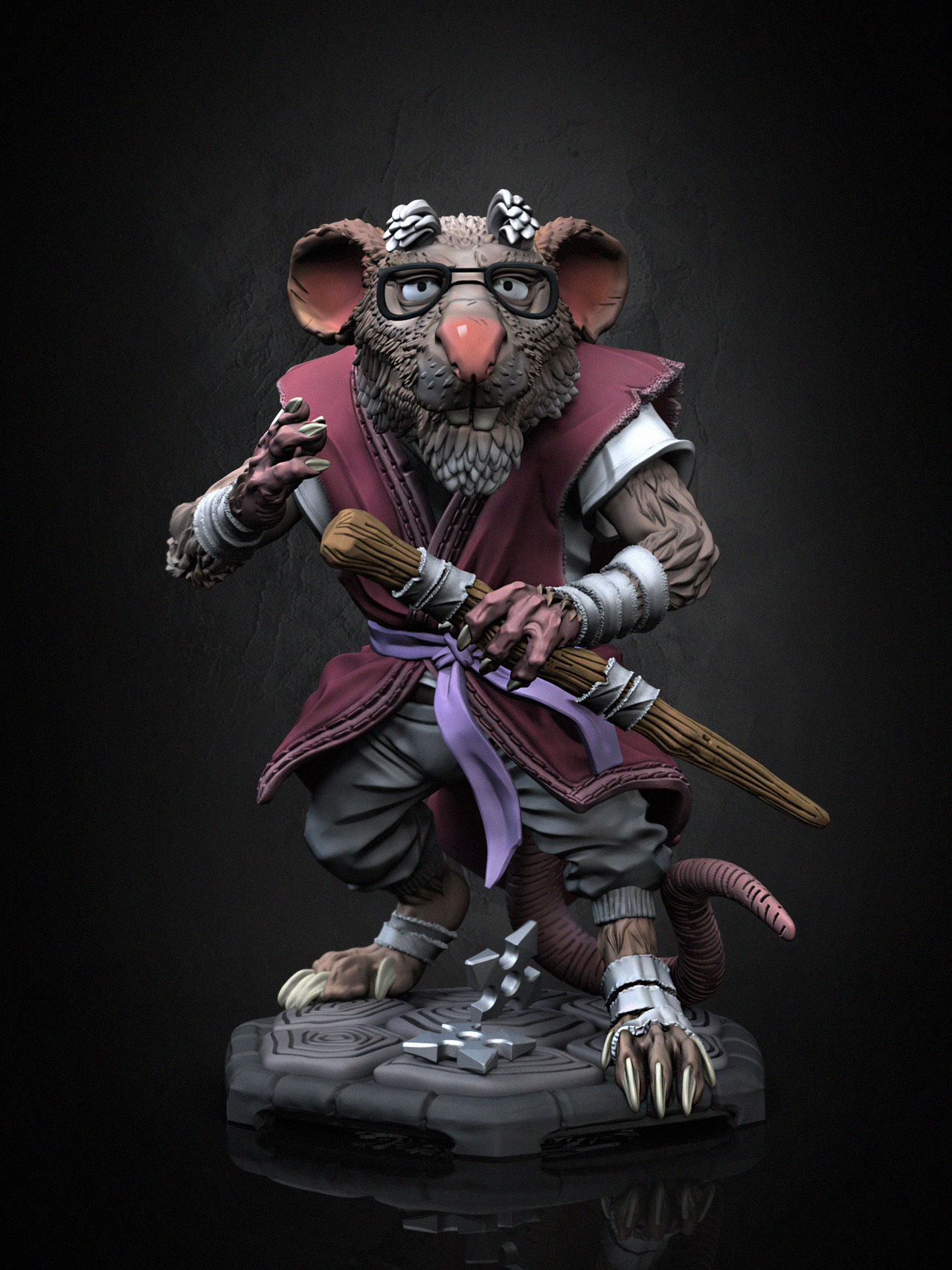 Master Splinter - TMNT Mutant Mayhem 3D print model_3