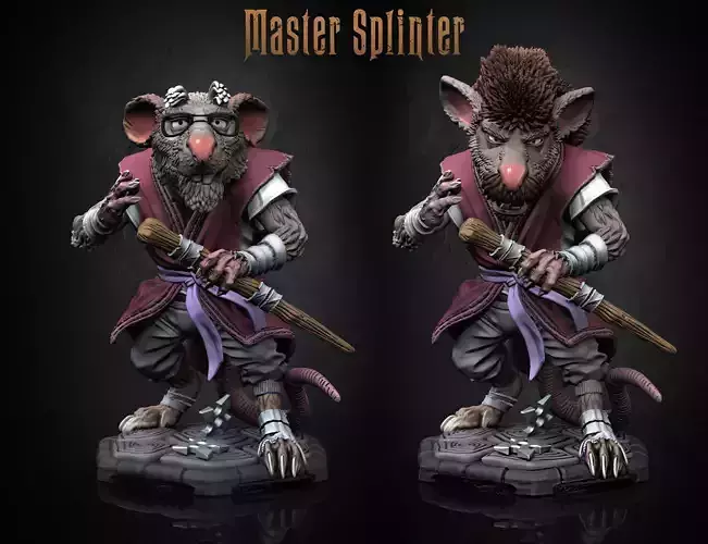 Master Splinter - TMNT Mutant Mayhem 3D print model