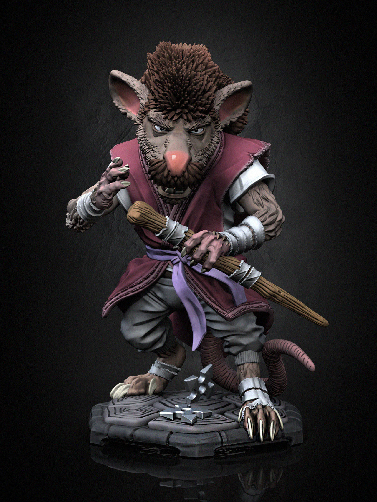 Master Splinter - TMNT Mutant Mayhem 3D print model_10