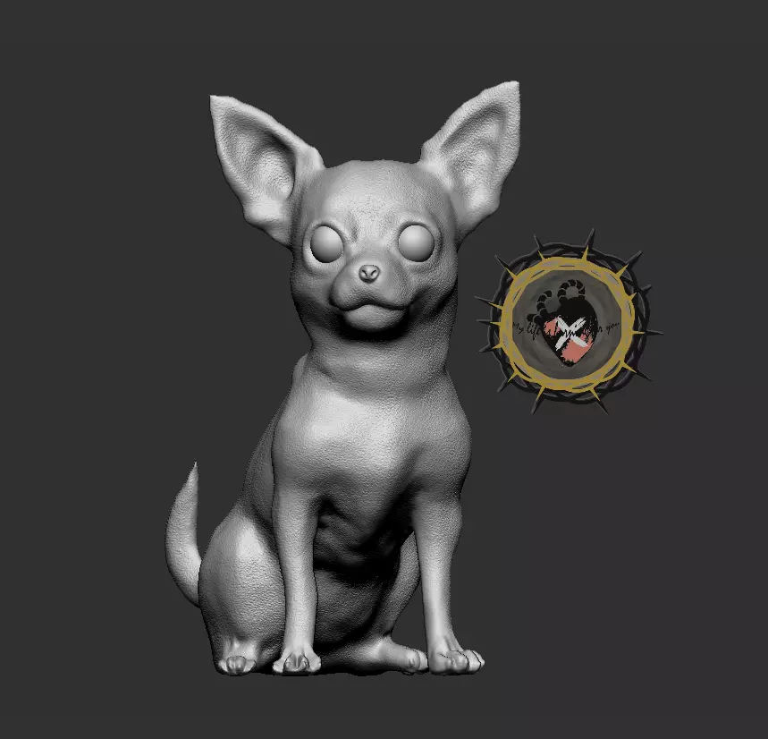 CHIHUAHUA DOG MODEL 3D print model
