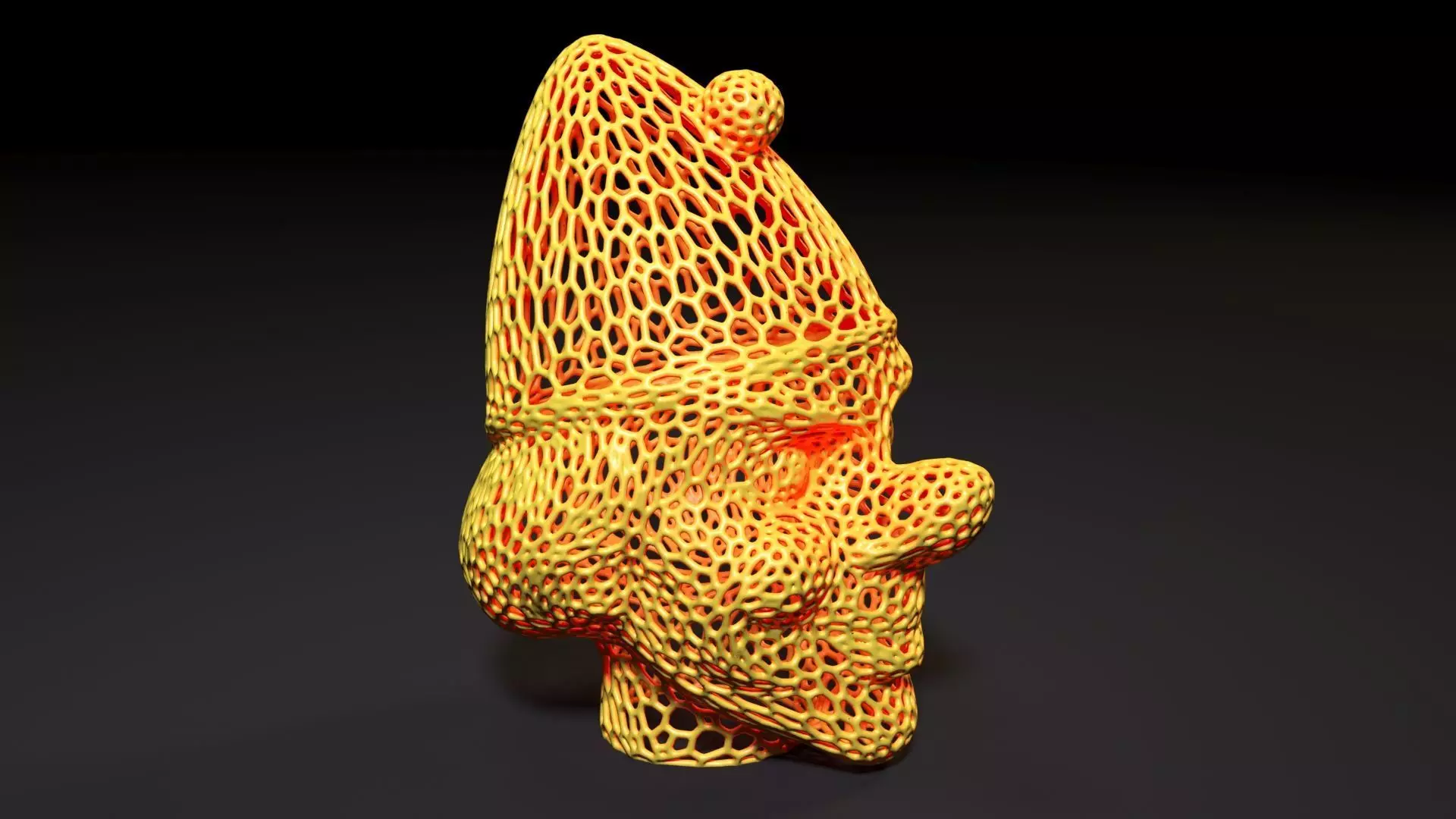 Clown lamp 3D print model