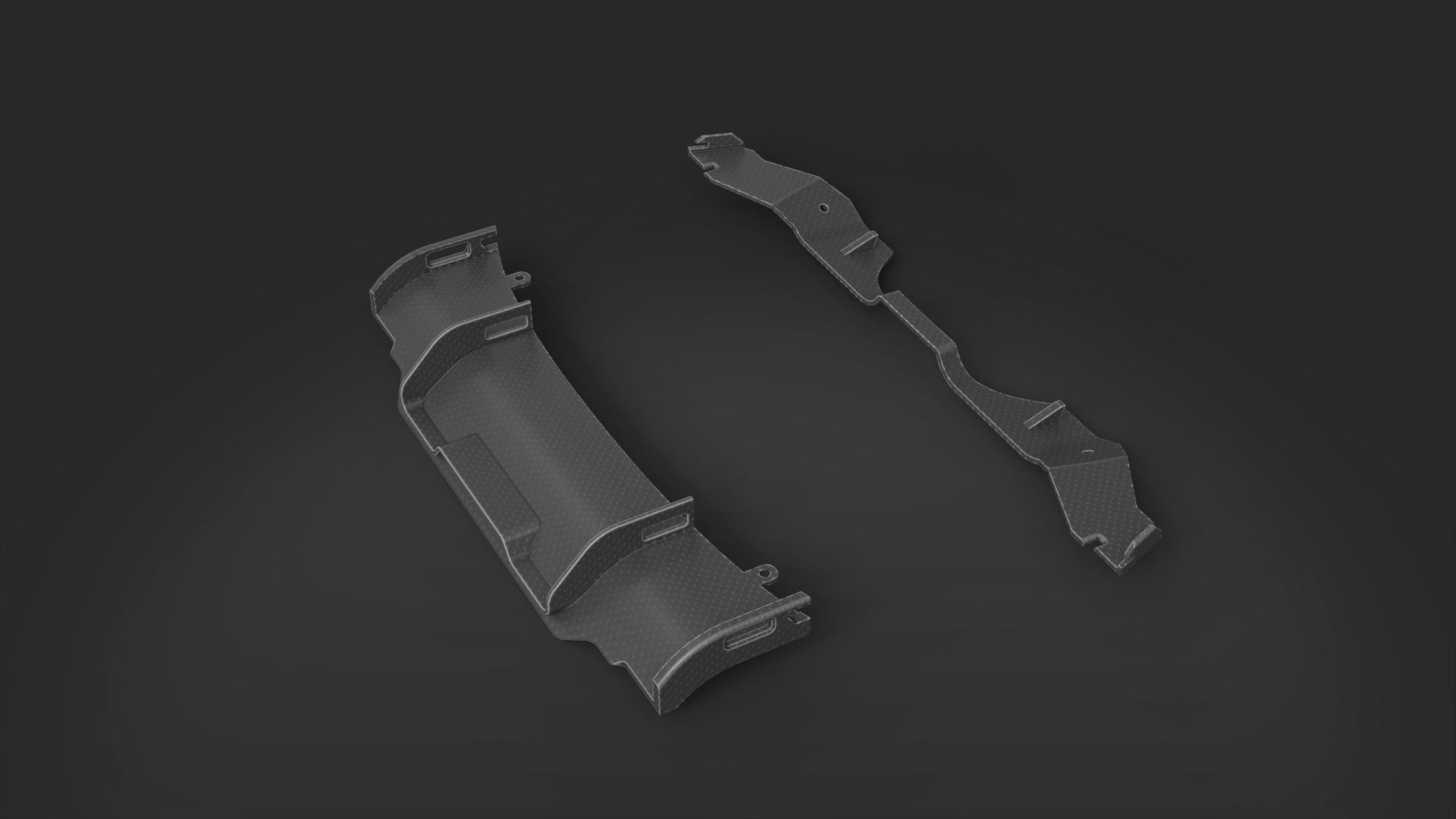 spoiler diffuser tuning auto moto 3D model_1