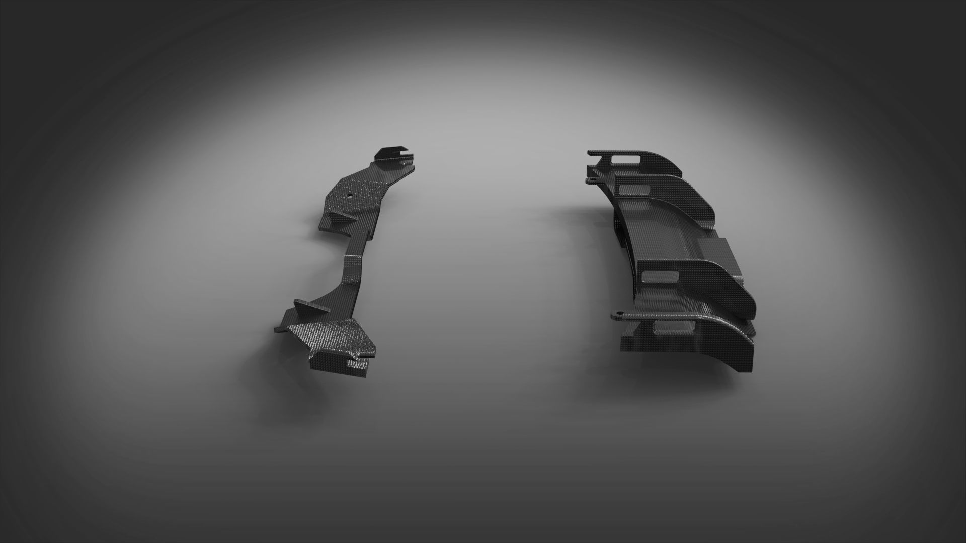 spoiler diffuser tuning auto moto 3D model_6