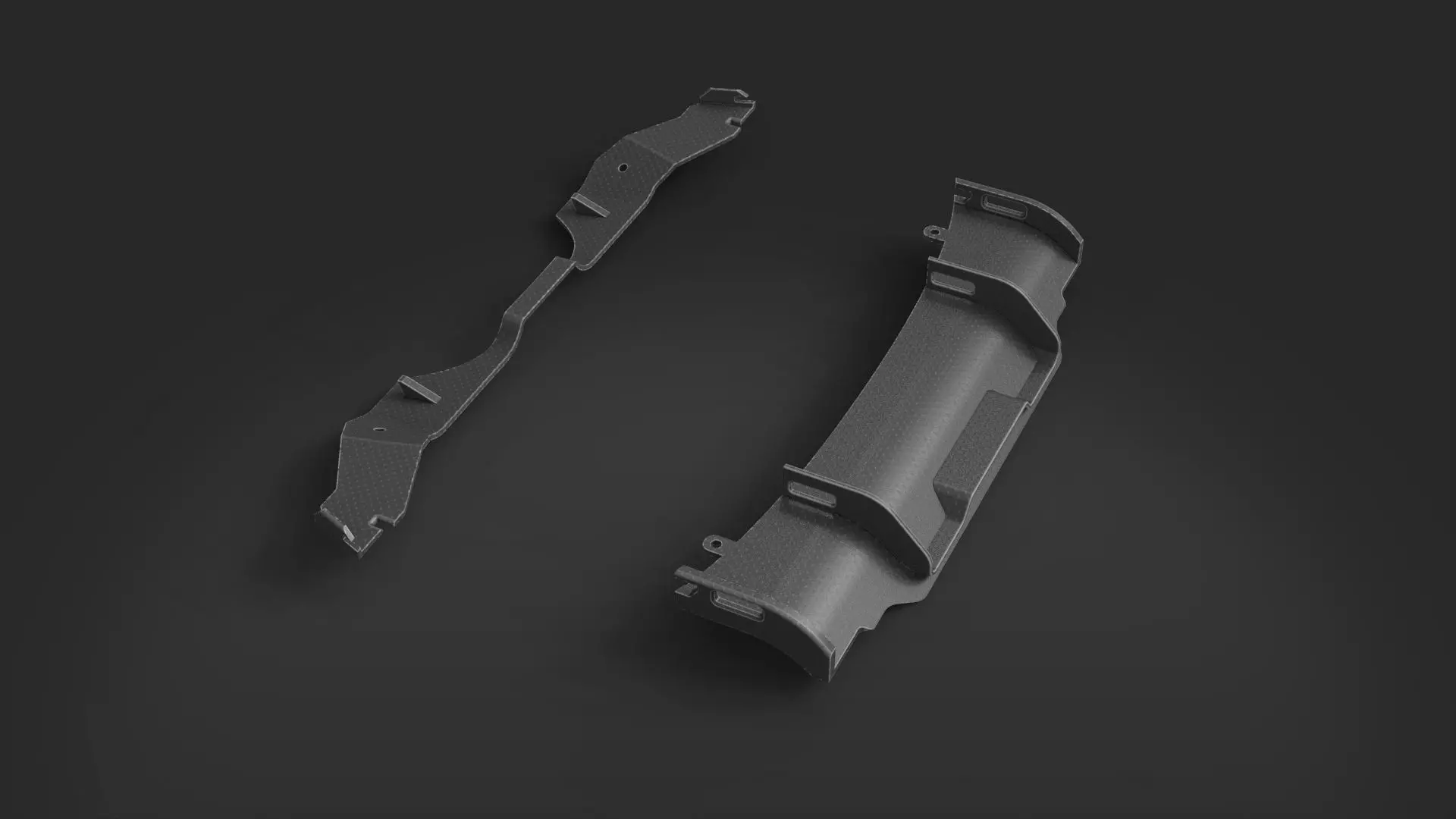 spoiler diffuser tuning auto moto 3D model_0