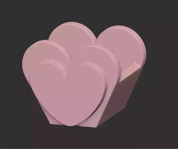 Love heart potted plant