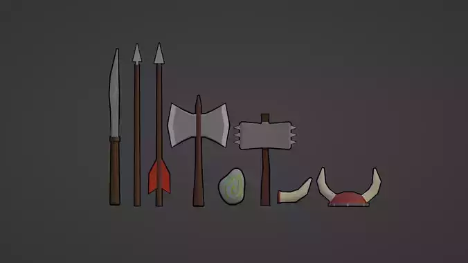 MEDIEVAL OR VIKING SET