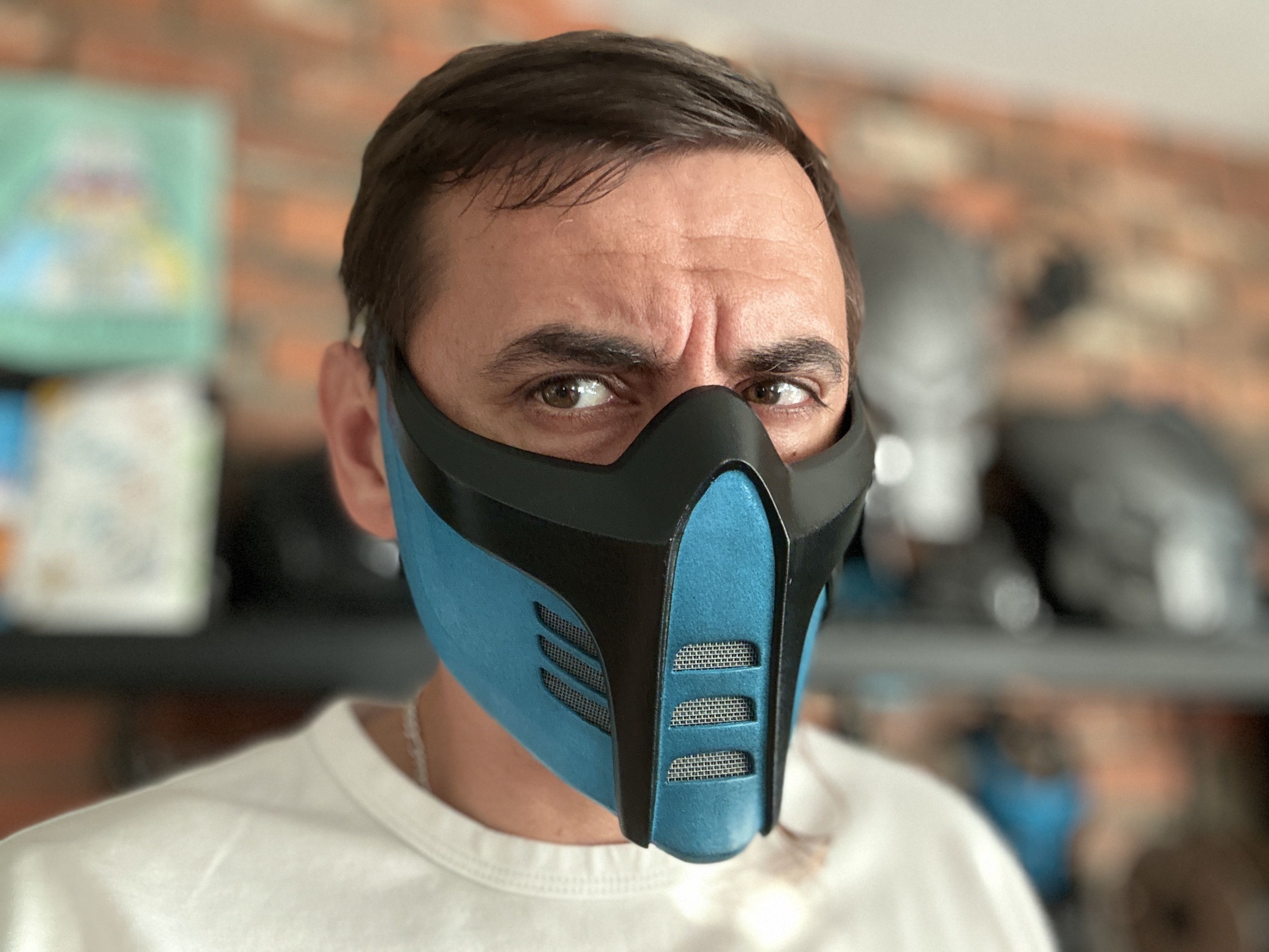 Sub Zero mask from Mortal Kombat 11 - Bombang Tayo 3D print model_3