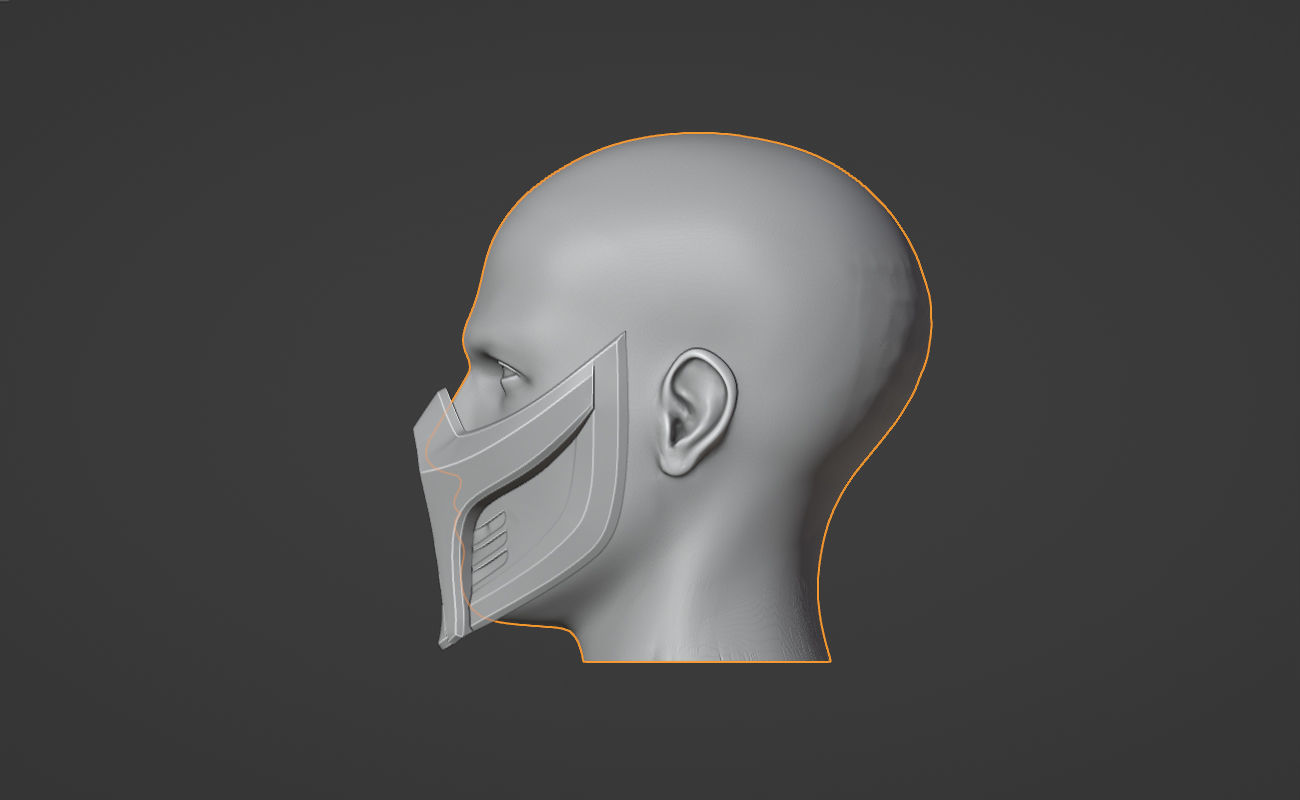 Sub Zero mask from Mortal Kombat 11 - Bombang Tayo 3D print model_7